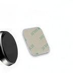 Set of metal mounting plates for Magnetic Car Phone Holder, including various shapes and sizes for universal compatibility.