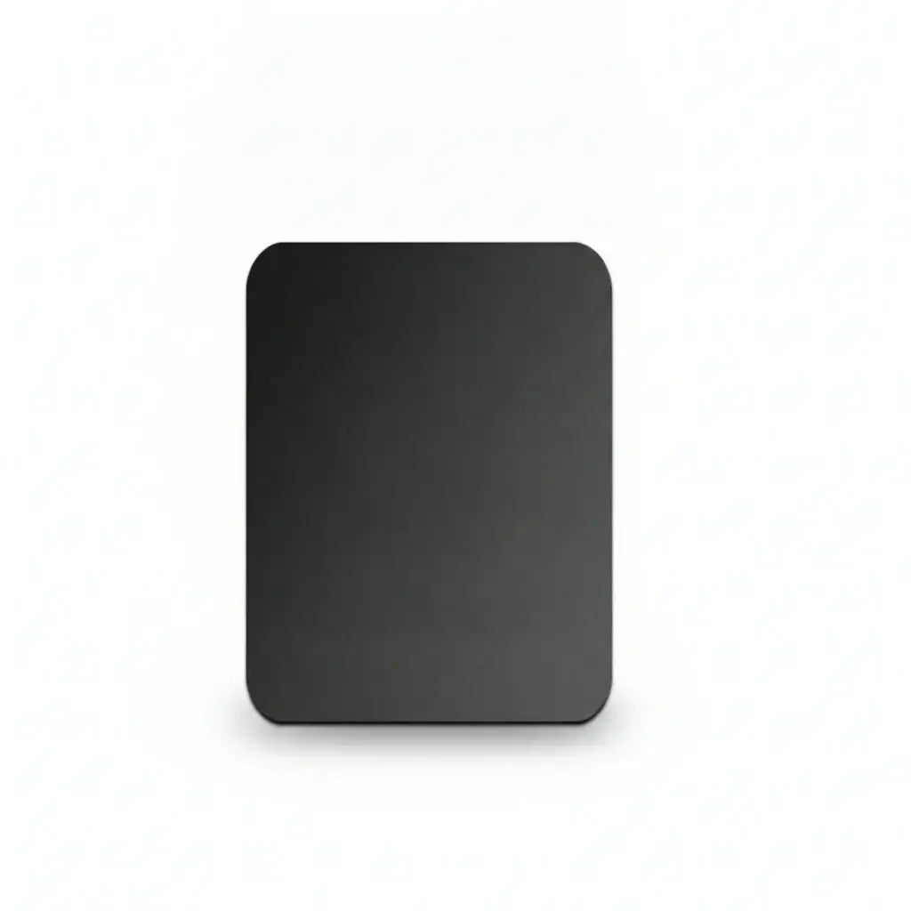 Set of metal mounting plates for Magnetic Car Phone Holder, including various shapes and sizes for universal compatibility.