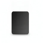 Set of metal mounting plates for Magnetic Car Phone Holder, including various shapes and sizes for universal compatibility.