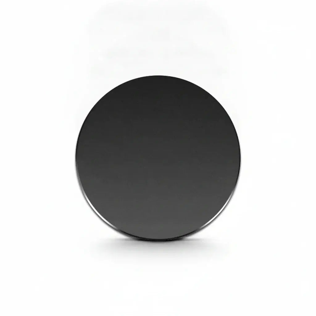 Set of metal mounting plates for Magnetic Car Phone Holder, including various shapes and sizes for universal compatibility.
