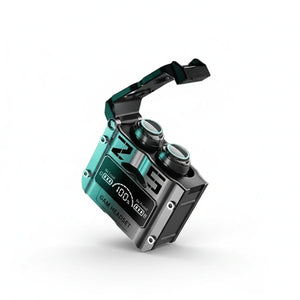 Wireless Gaming Earbuds in charging case showing battery indicator and sleek design