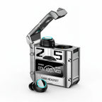 Wireless Gaming Earbuds in charging case showing battery indicator and sleek design