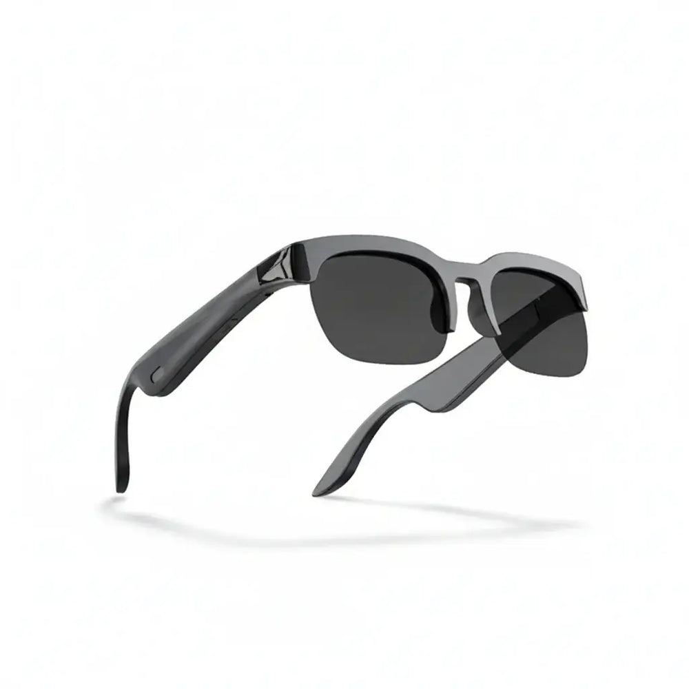  AI Smart Glasses displaying translation and audio features for seamless communication and entertainment.